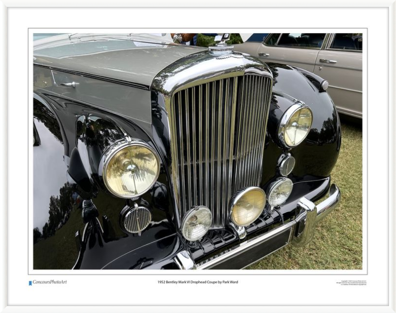 1952 Bentley Mark VI Drophead Coupe by Park Ward / CPA114A / Color Image