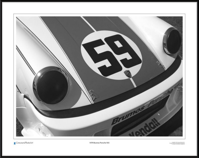 1979 Brumos Porsche 935 / CPA401B / Black and White