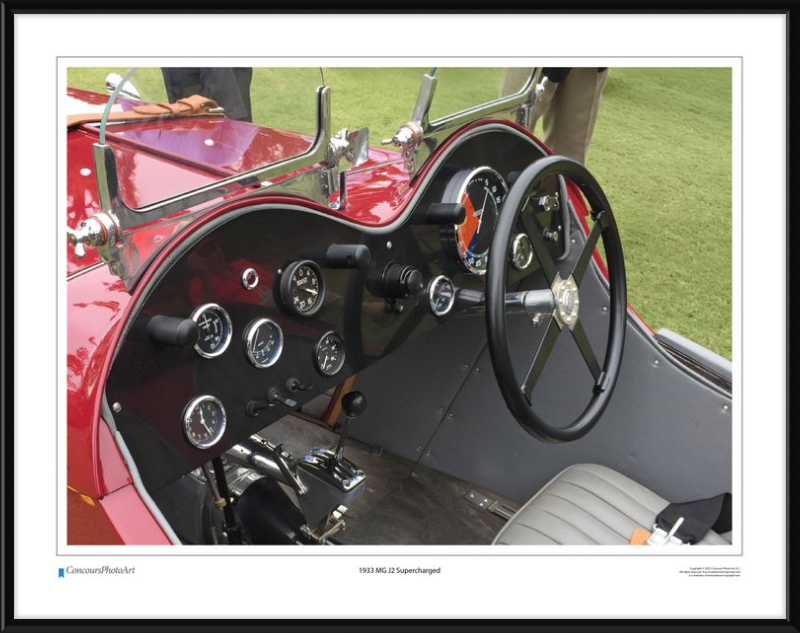 1933 MG J2 Supercharged / CPA603A / Color Image