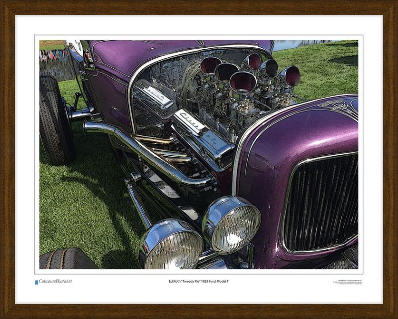 1962 Ed Roth "Tweedy Pie" / CPA506C / Stylized Image