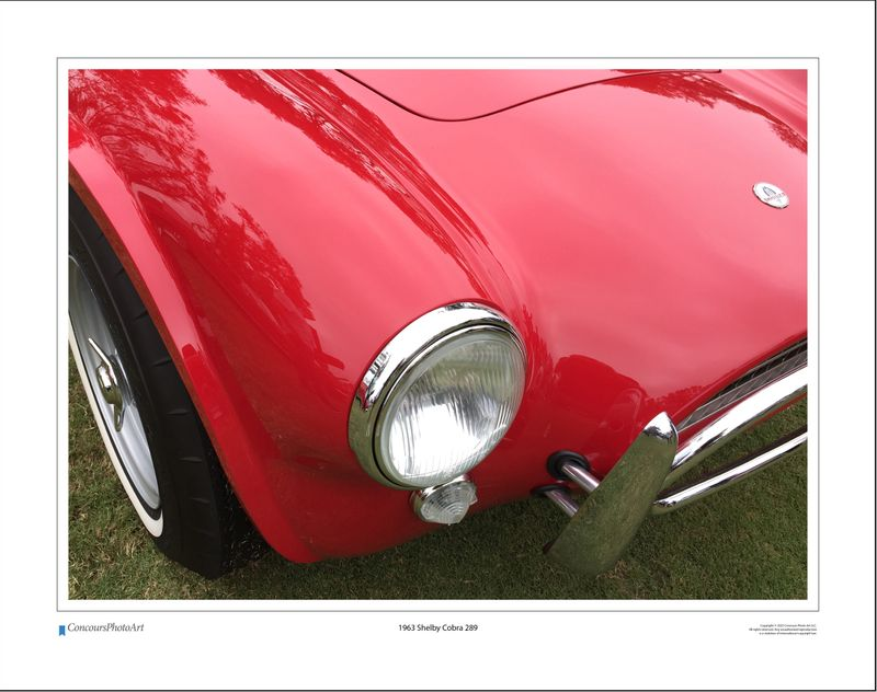 1963 Shelby Cobra 289 / CPA303A / Color Image