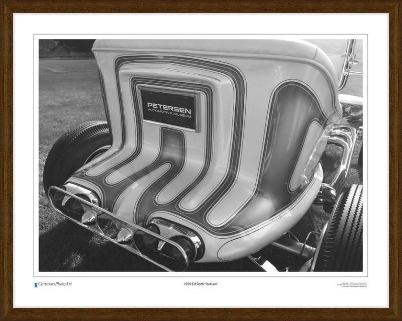 1959 Ed Roth "Outlaw" / CPA510B / Black and White
