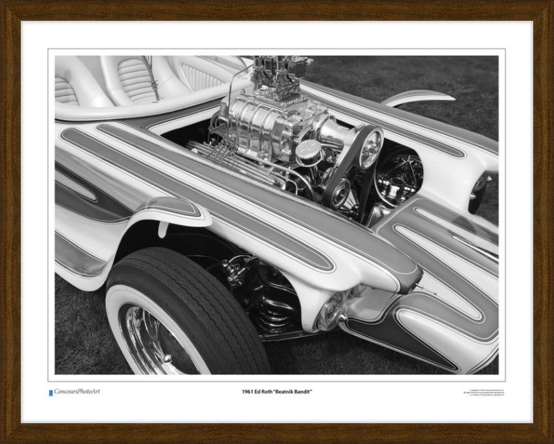 1961 Ed Roth "Beatnik Bandit" / CPA511B / Black and White
