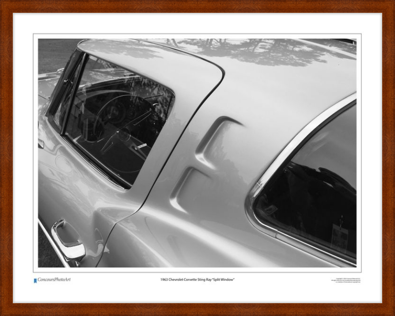 1963 Chevrolet Corvette Sting Ray "Split Window" / CPA301B / Black and White