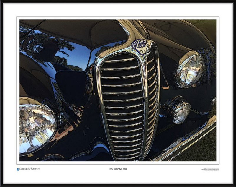 1949 Delahaye 148L / CPA207C / Stylized Image