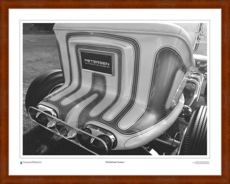 1959 Ed Roth "Outlaw" / CPA510B / Black and White