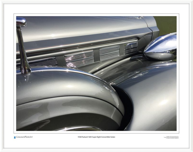1938 Packard 1605 Super Eight Convertible Sedan / CPA308A / Color Image