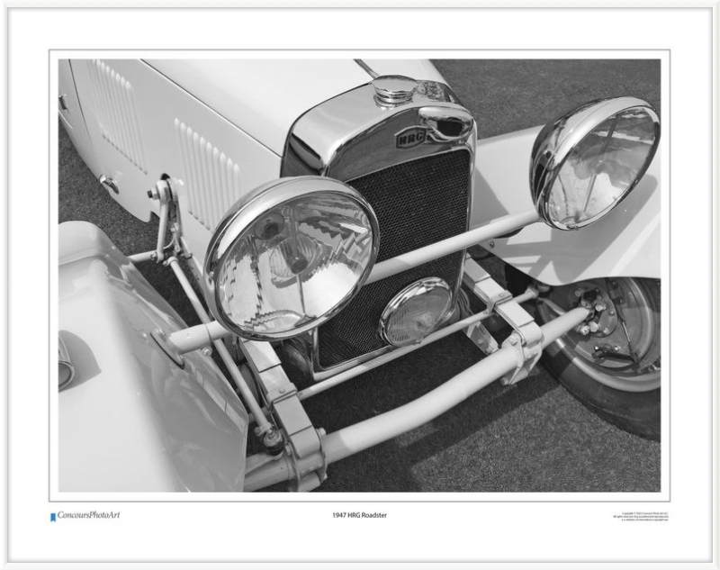 1947 HRG Roadster / CPA102B / Black and White