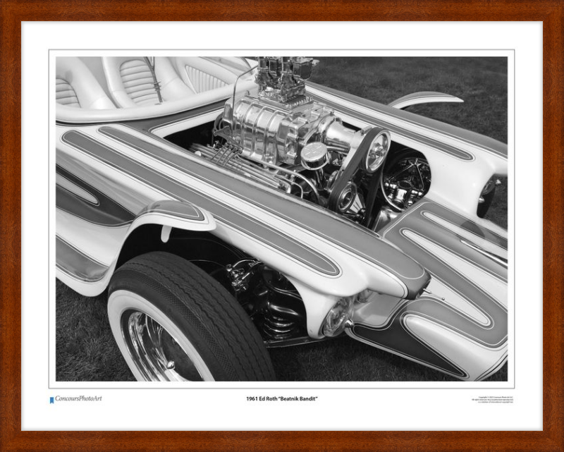 1961 Ed Roth "Beatnik Bandit" / CPA511B / Black and White