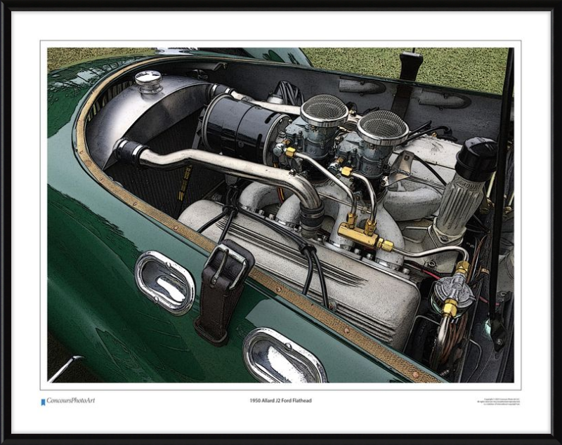 1950 Allard J2 Ford Flathead / CPA701C / Stylized Image