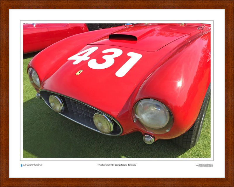 1956 Ferrari 250 GT Competizione Berlinetta / CPA408A / Color Image