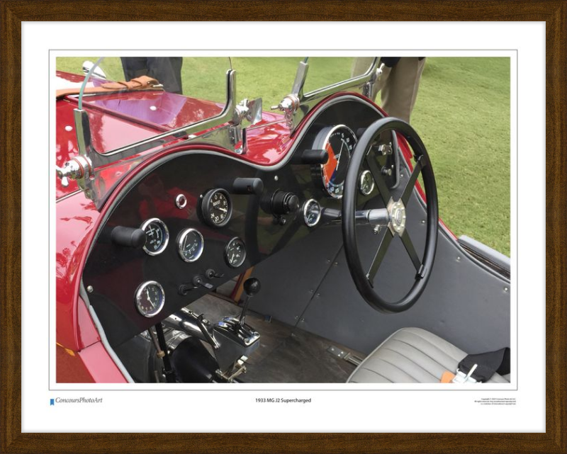1933 MG J2 Supercharged / CPA603A / Color Image