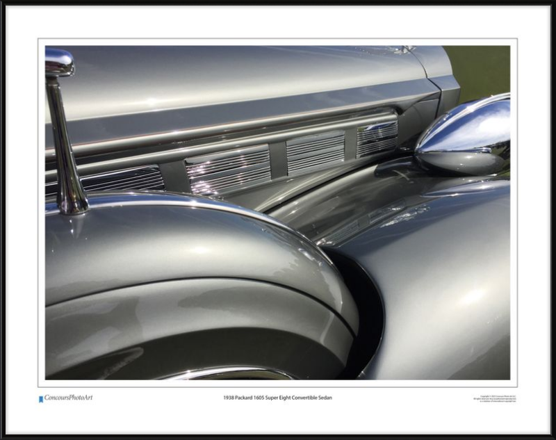1938 Packard 1605 Super Eight Convertible Sedan / CPA308A / Color Image