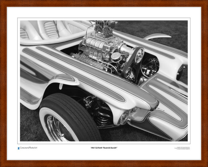 1961 Ed Roth "Beatnik Bandit" / CPA511B / Black and White