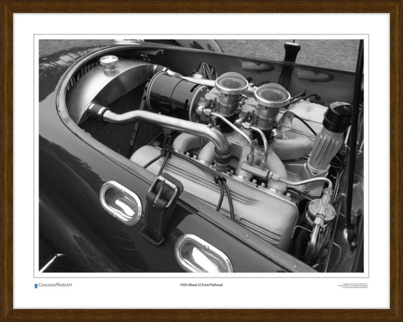 1950 Allard J2 Ford Flathead / CPA701B / Black and White