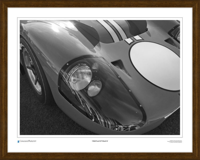 1968 Ford GT Mark IV / CPA406B / Black and White