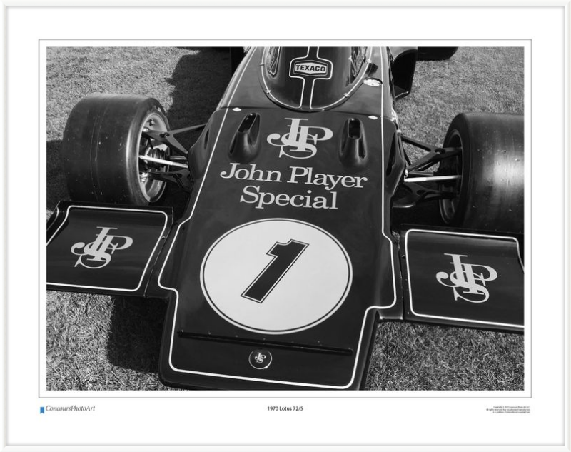 1970 Lotus 72/5 / CPA405B / Black and White