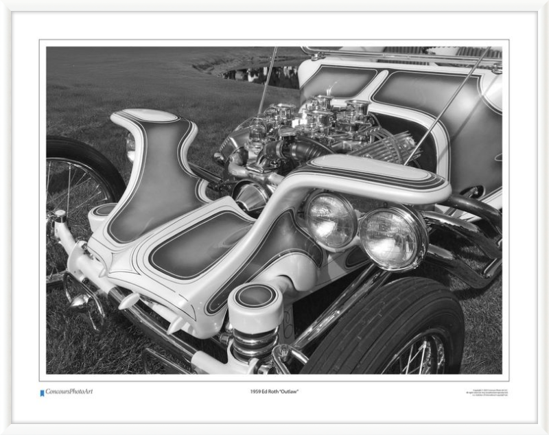 1959 Ed Roth "Outlaw" / CPA509B / Black and White
