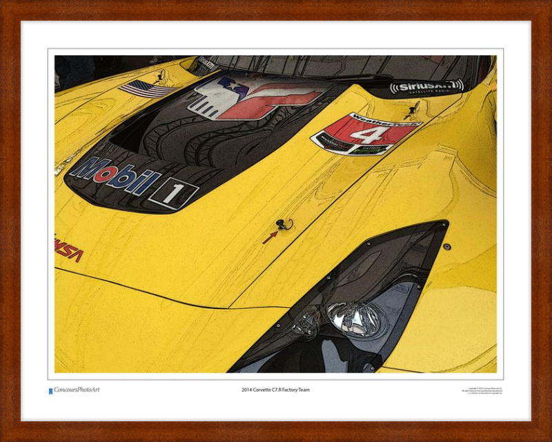 2014 Corvette C7.R Factory Team / CPA403C / Stylized Image