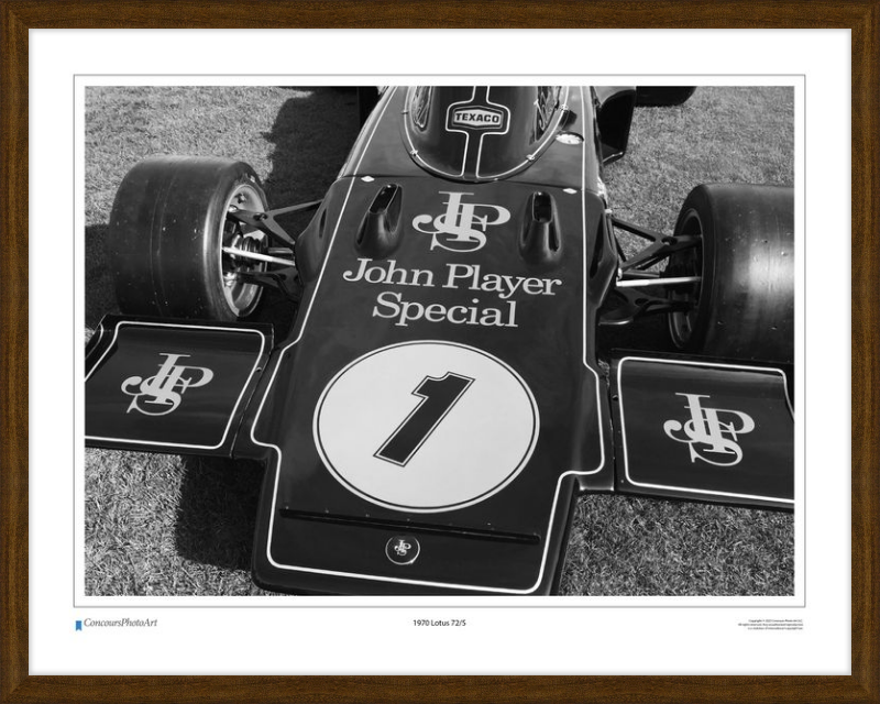 1970 Lotus 72/5 / CPA405B / Black and White