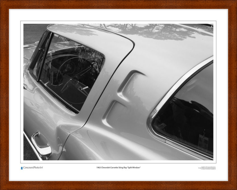 1963 Chevrolet Corvette Sting Ray "Split Window" / CPA301B / Black and White