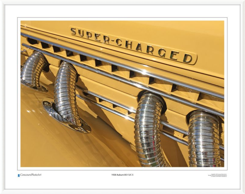 1938 Auburn 851 S/C 5 / CPA306A / Color Image