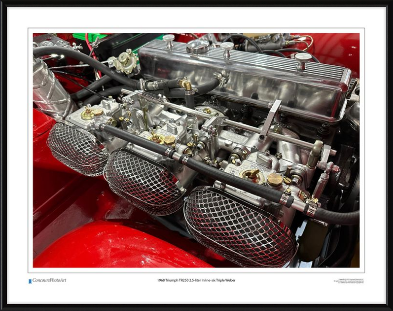 1968 Triumph TR250 2.5-liter Inline-six Triple Weber / CPA707A / Color Image