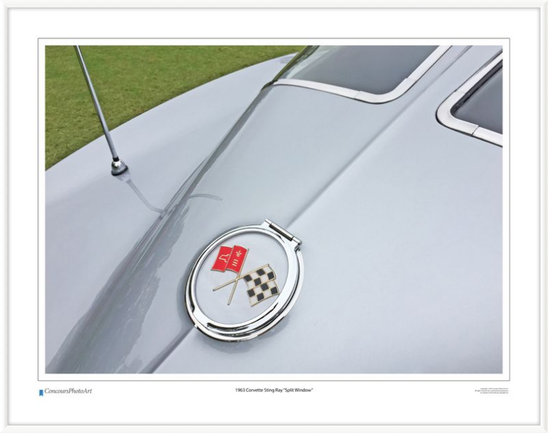 1963 Chevrolet Corvette Sting Ray "Split Window" / CPA317A / Color Print