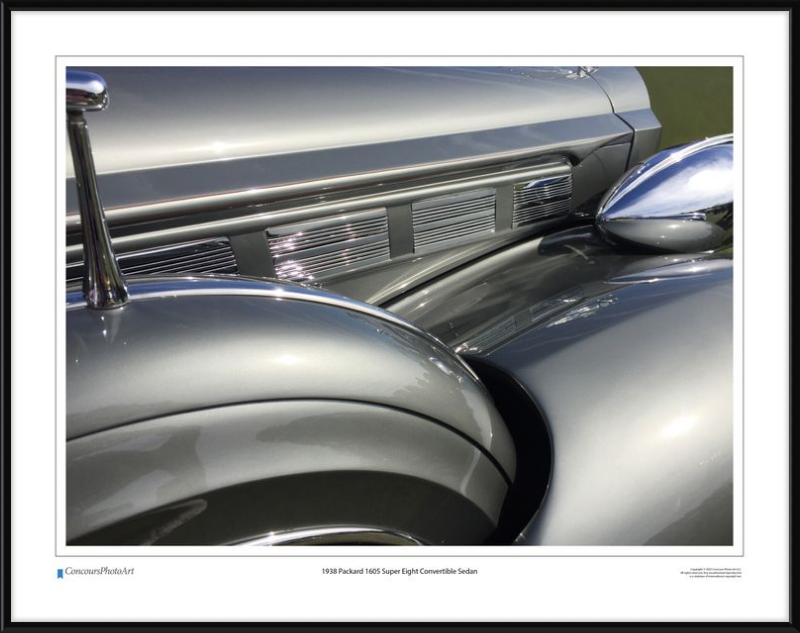 1938 Packard 1605 Super Eight Convertible Sedan / CPA308A / Color Image
