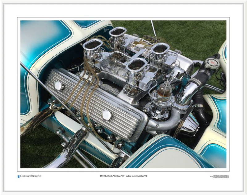 1959 Ed Roth “Outlaw” 331 cubic inch Cadillac V8 / CPA706A / Color Image