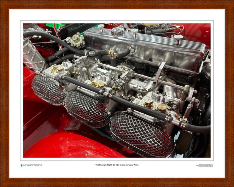 1968 Triumph TR250 2.5-liter Inline-six Triple Weber / CPA707A / Color Image