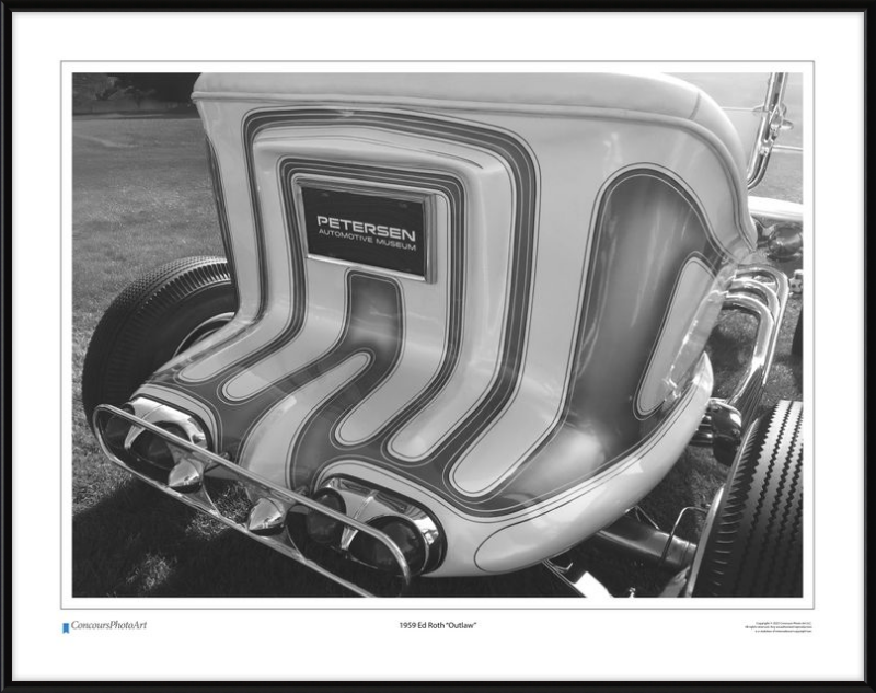 1959 Ed Roth "Outlaw" / CPA510B / Black and White