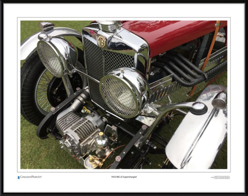 1933 MG J2 Supercharged / CPA101A / Color Image