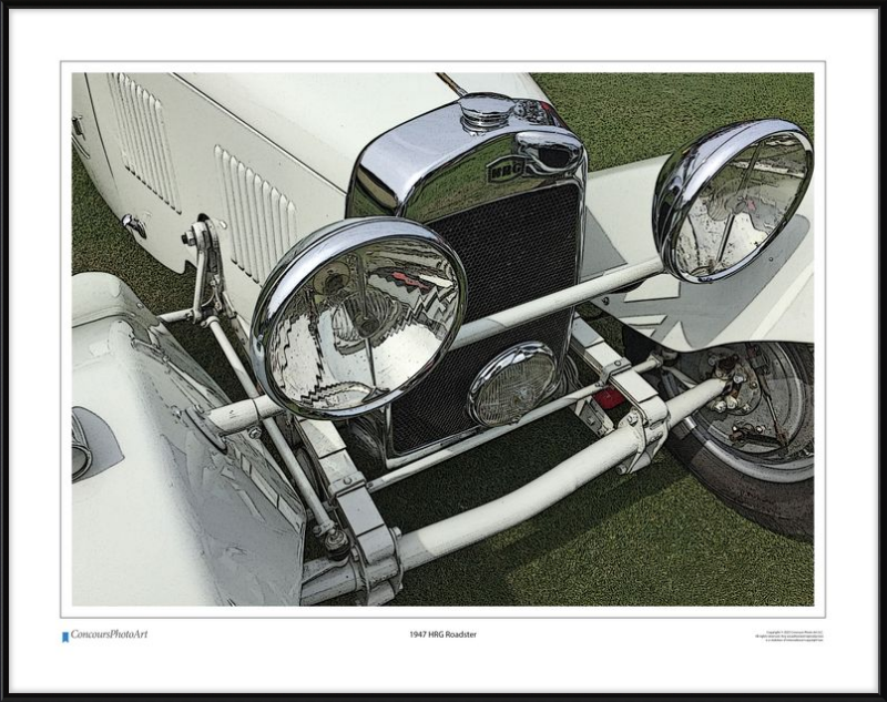 1947 HRG Roadster / CPA102C / Stylized Image
