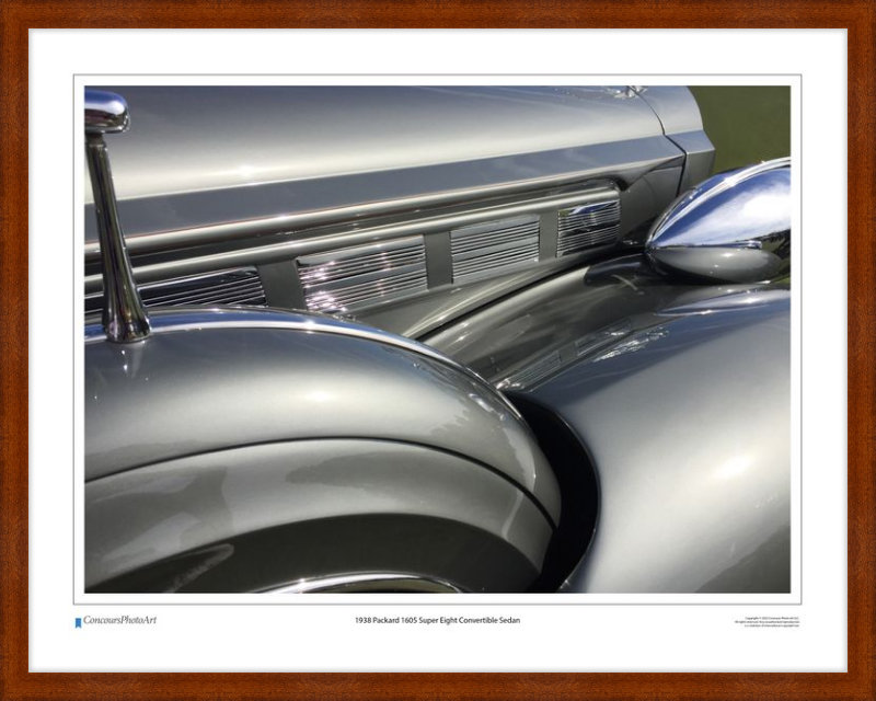 1938 Packard 1605 Super Eight Convertible Sedan / CPA308A / Color Image