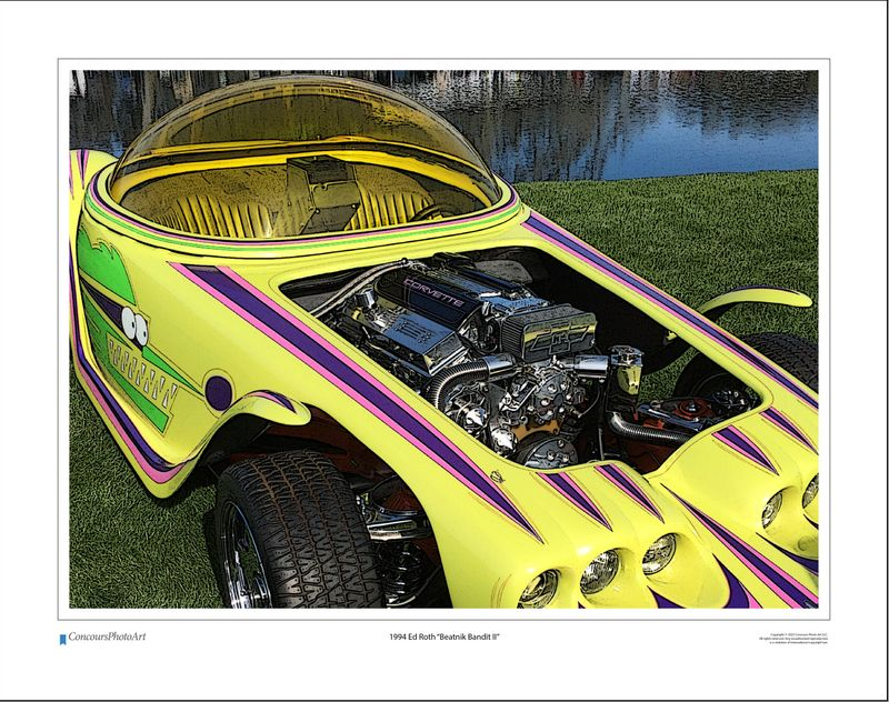 1994 Ed Roth "Beatnik Bandit II" / CPA507C / Stylized Image
