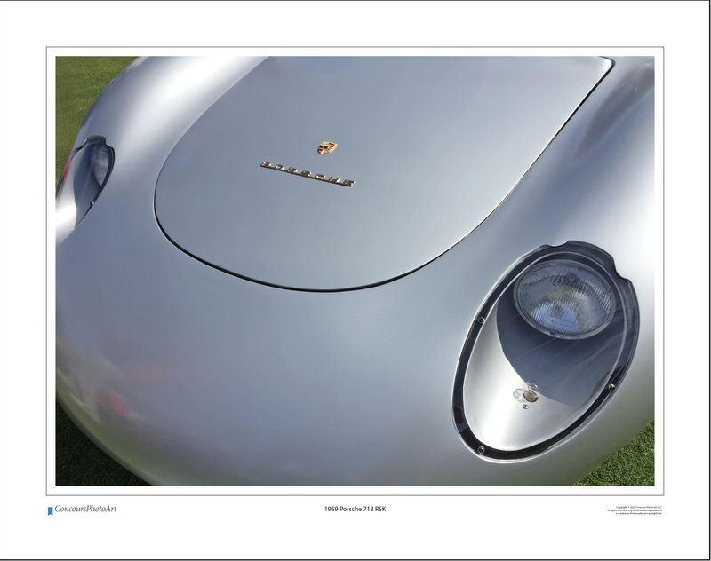 1959 Porsche 718 RSK / CPA212A / Color Image