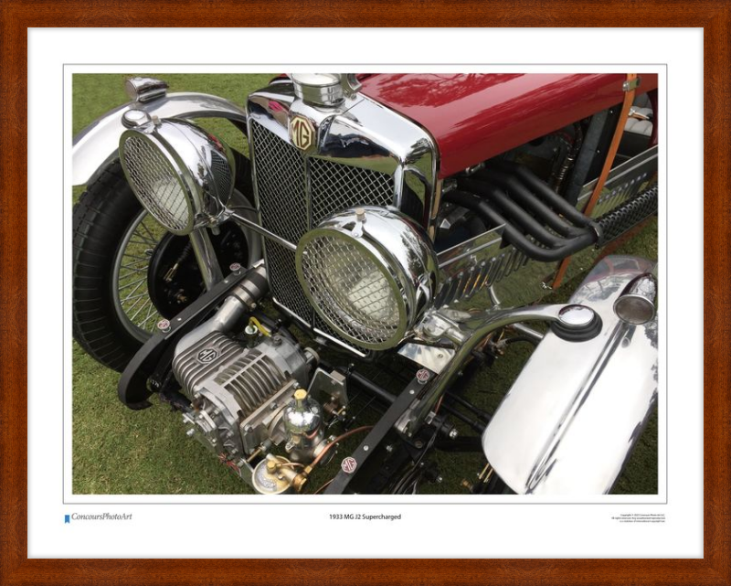 1933 MG J2 Supercharged / CPA101A / Color Image