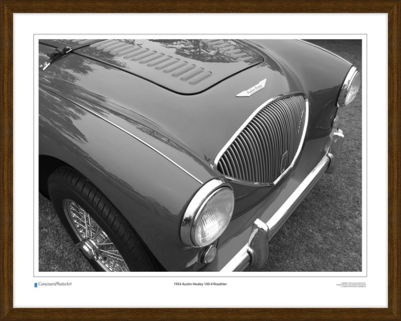 1954 Austin-Healey 100-4 / CPA112B / Black and White