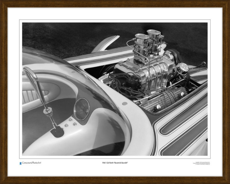 1961 Ed Roth "Beatnik Bandit" / CPA501B / Black and White
