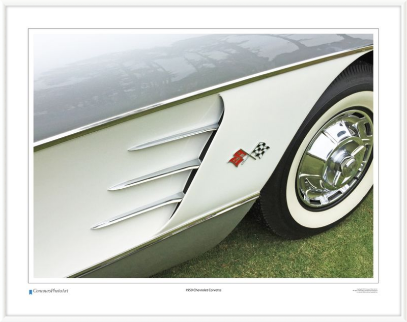 1959 Chevrolet Corvette / CPA320A / Color Print