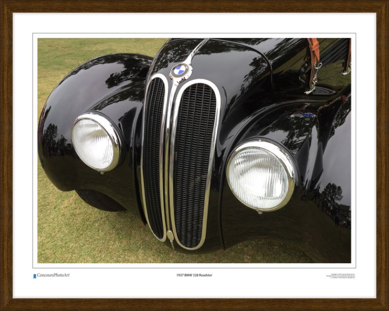 1937 BMW 328 Roadster / CPA206A / Color Image