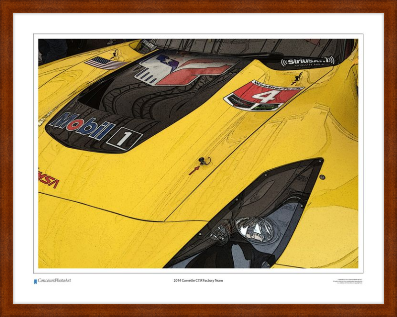 2014 Corvette C7.R Factory Team / CPA403C / Stylized Image
