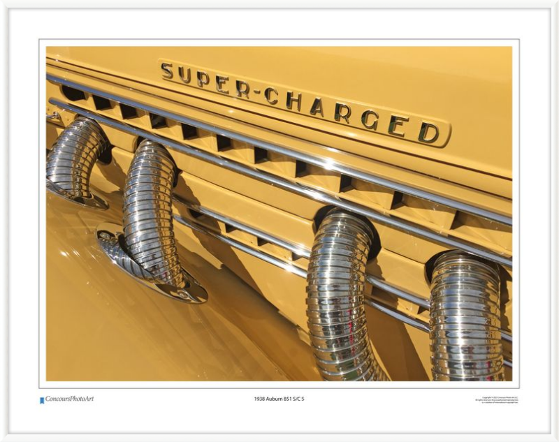 1938 Auburn 851 S/C 5 / CPA306A / Color Image