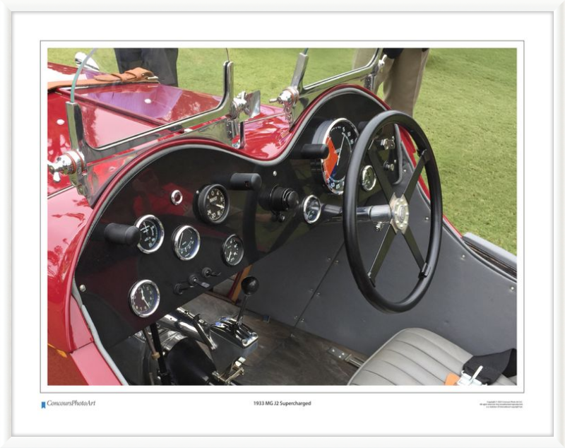 1933 MG J2 Supercharged / CPA603A / Color Image
