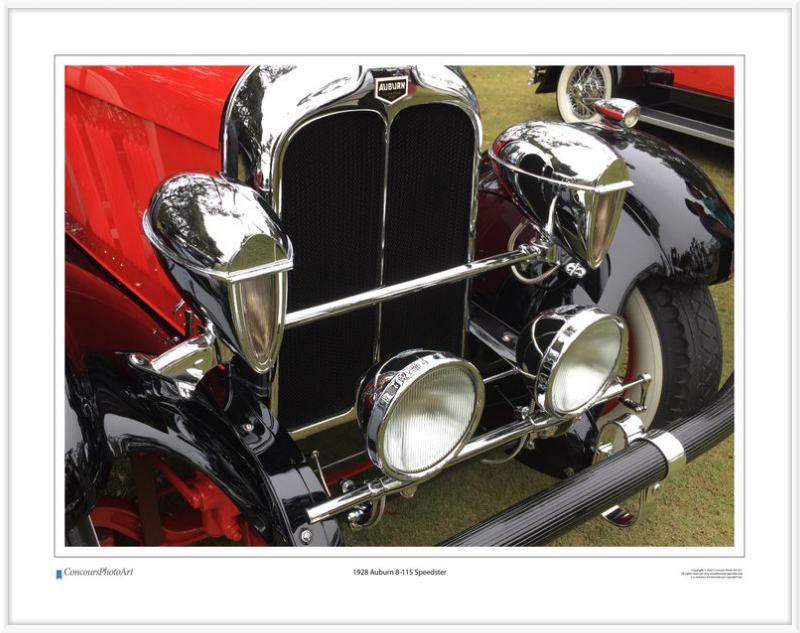 1928 Auburn 8-115 Speedster / CPA311A / Color Image