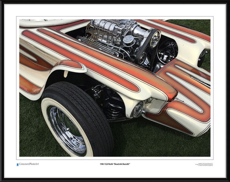 1961 Ed Roth "Beatnik Bandit" / CPA511C / Stylized Image