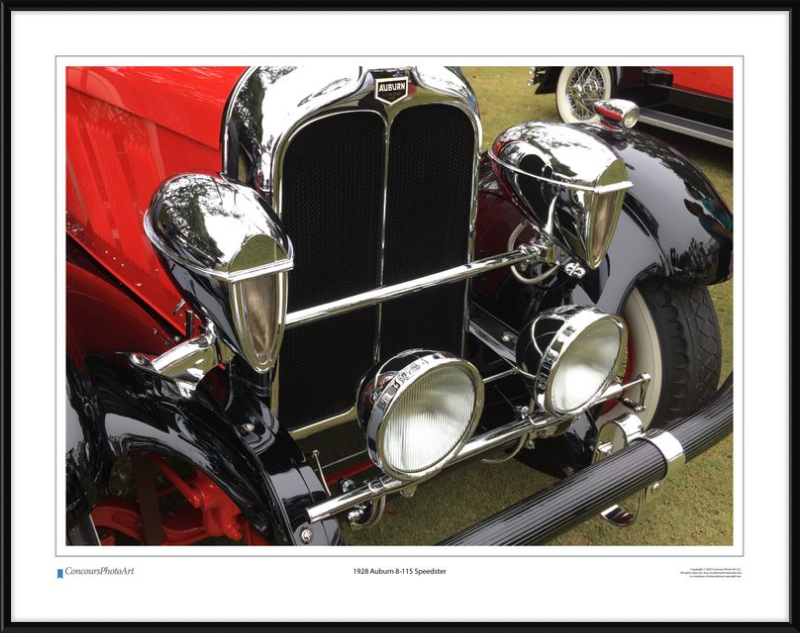 1928 Auburn 8-115 Speedster / CPA311A / Color Image