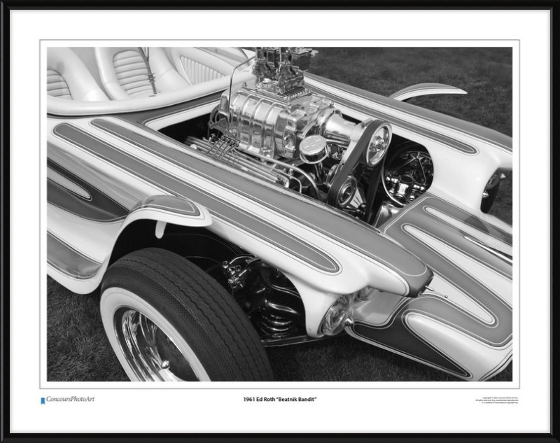 1961 Ed Roth "Beatnik Bandit" / CPA511B / Black and White