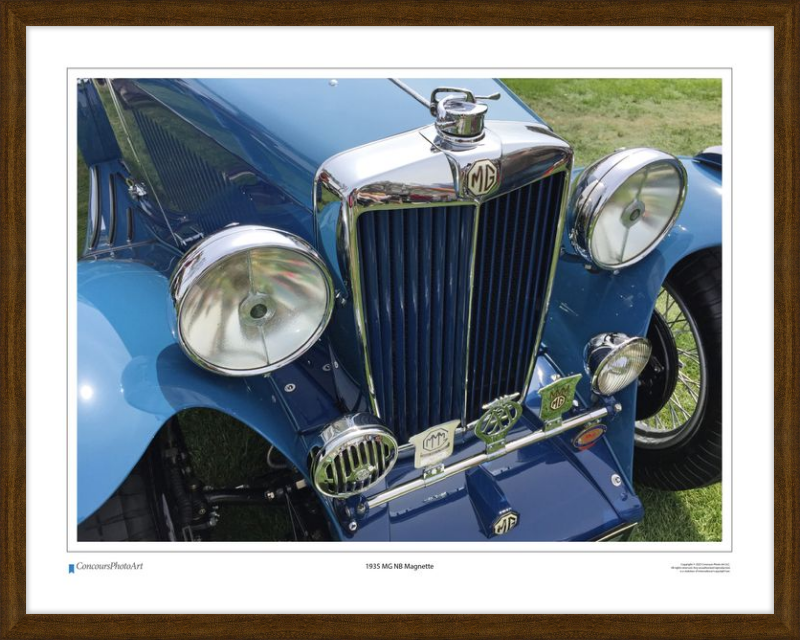 1935 MG NB Magnette / CPA105A / Color Image